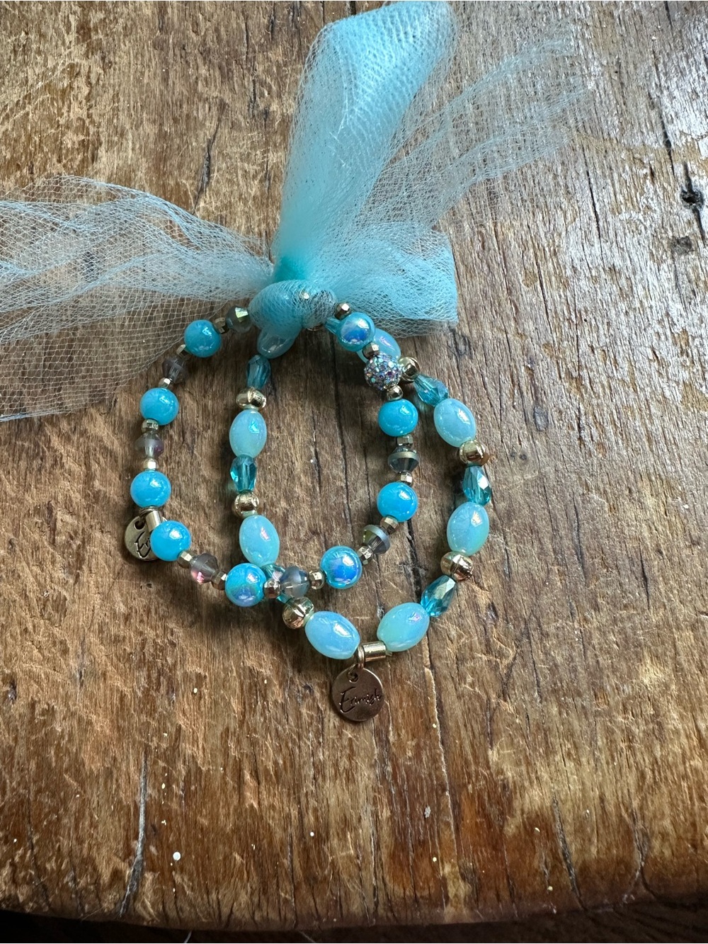 Ermish Beaded Stretch Bracelet Set of 2